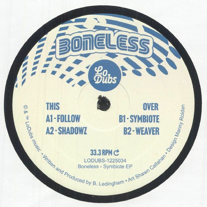 Boneless – Symbiote EP (12", LoDubs, 2025) front cover