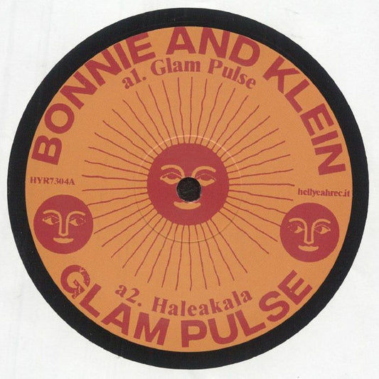 Bonnie & Klein – Glam Pulse (12", Hell Yeah Recordings, 2025) Front Cover