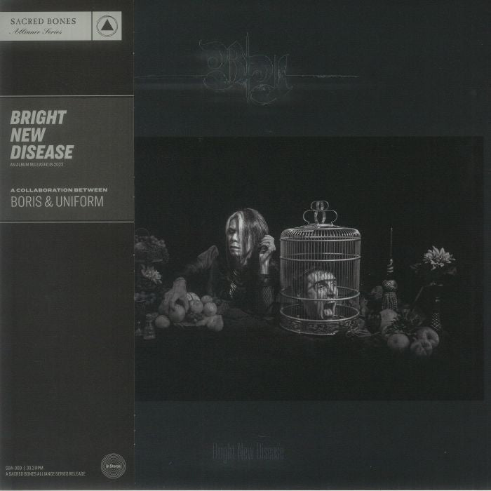 Boris & Uniform – Bright New Disease (LP, Red, Sacred Bones Records, 2023) Front Cover