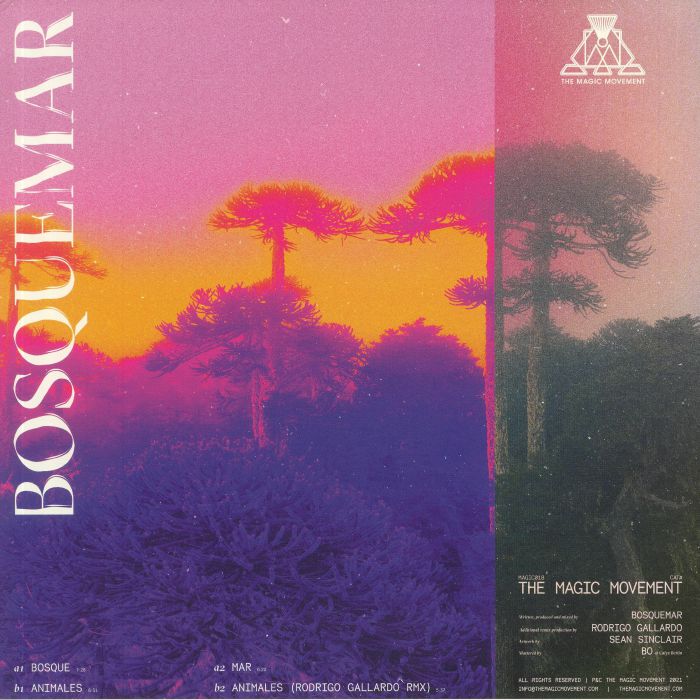 Bosquemar – Bosquemar (12", The Magic Movement, 2021) Back Cover