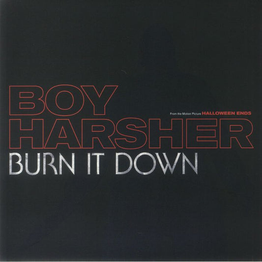 Boy Harsher – Burn It Down (12", Pumpkin Orange, Nude Club Records, 2023) Front Cover
