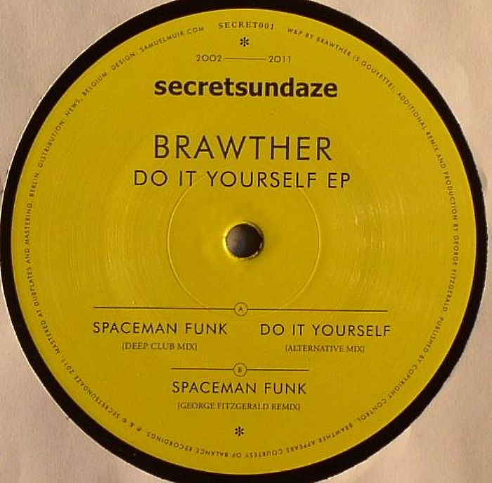 Brawther – Do It Yourself EP (12", Secretsundaze, 2011) Front Cover