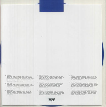Brbko – Brak VS. Brak...?... (LP, Blue, Scenic Route, 2025) back cover