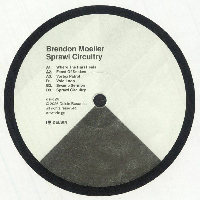 Brendon Moeller – Sprawl Circuitry (12", Delsin, 2026) Front Cover
