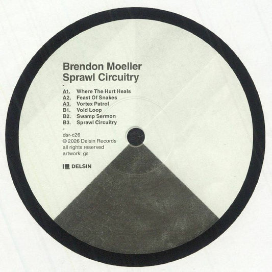 Brendon Moeller – Sprawl Circuitry (12", Delsin, 2026) Front Cover