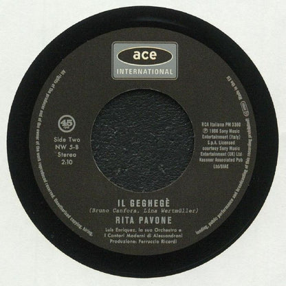 Brunetta / Rita Pavone – Baluba Shake / Il Geghegè (7", Ace, Ace International, 2025) back cover