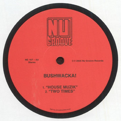 Bushwacka – House Sounds, Vol. 2 (12", Nu Groove Records, 2025) back cover
