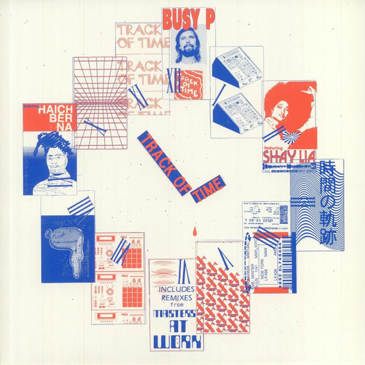 Busy P – Track Of Time (2x12", Ed Banger Records, 2021) Front Cover
