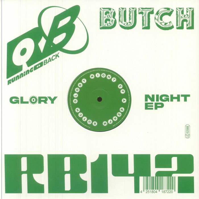 Butch – Glory Night EP (12", Running Back, 2025) front cover