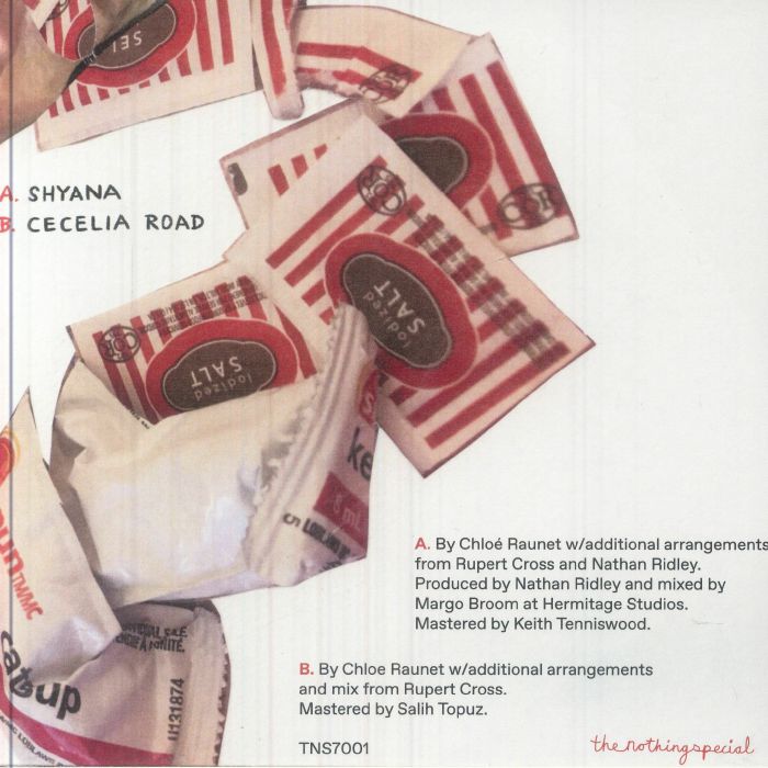 C.A.R. – Shyana (7", The Nothing Special, 2025) Back Cover