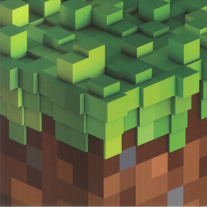 C418 – Minecraft Volume Alpha (LP, Transparent w/ Green Blob, Ghostly International, 2022) Front Cover