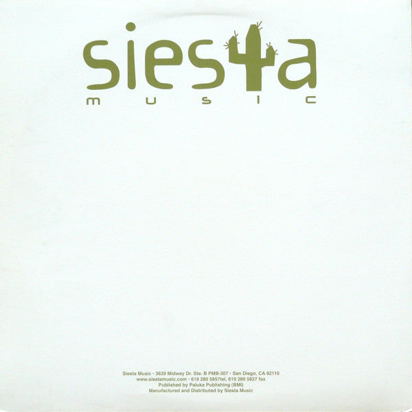 DJ Jes – Personal Surroundings (12", Siesta Music, 2001) Back Cover