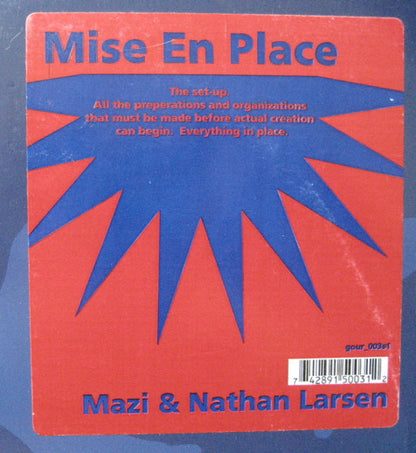 Mazi & Nathan Larsen – Mise En Place (12", Gourmet Recordings, 2000) Front Cover