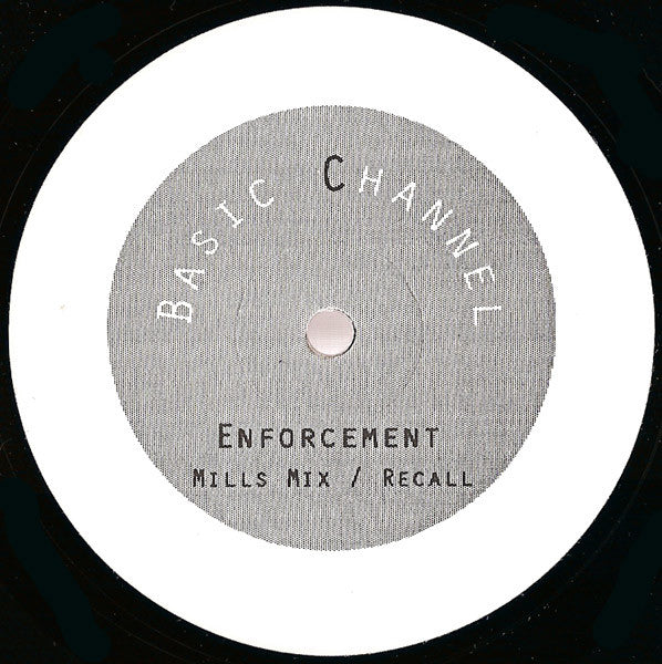 Cyrus – Enforcement (12", Basic Channel, 1993) Back Cover