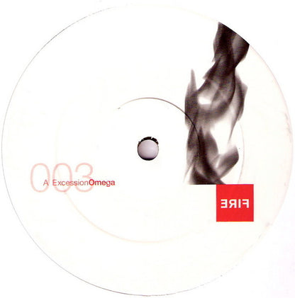 Excession – Omega / Nostrum (12", Fire, 2000) Back Cover