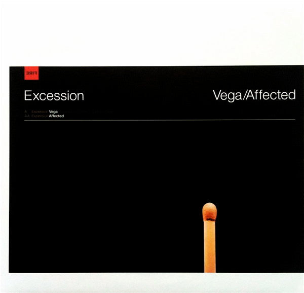 Excession – Vega / Affected (12", Fire, 2000) Front Cover