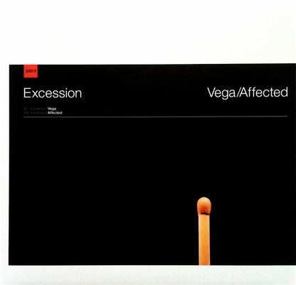 Excession – Vega / Affected (12", Fire, 2000) Front Cover