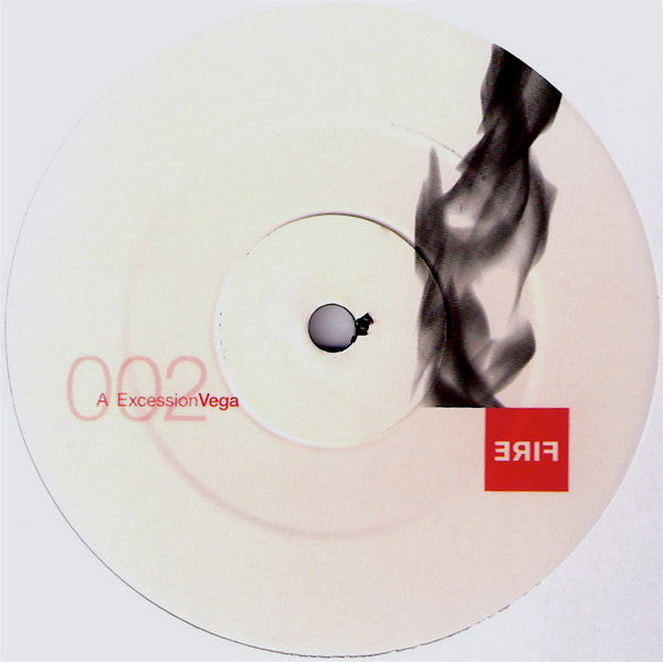 Excession – Vega / Affected (12", Fire, 2000) Back Cover