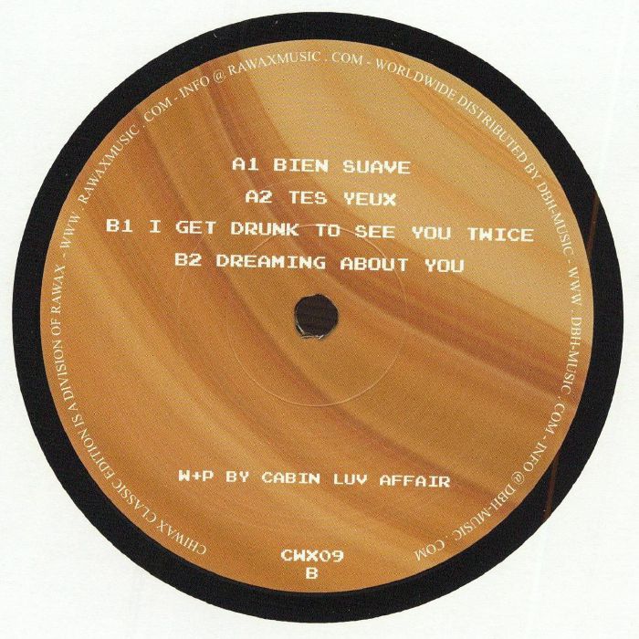 Cabin Luv Affair – Bien Suave EP (12", Chiwax, 2026) Back Cover