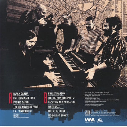 Calibro 35 – ELLROY vs L.A. (CD, Record Kicks, 2026) Back Cover