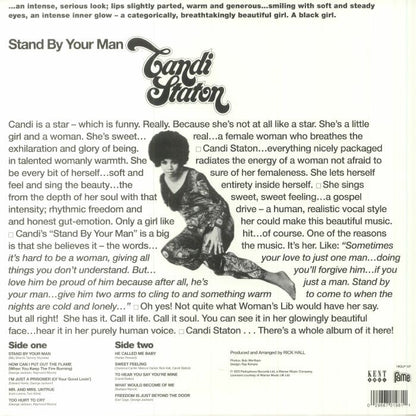Candi Staton – Stand By Your Man (LP, Kent Soul, 2023) Back Cover