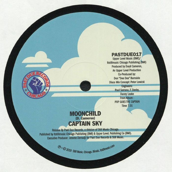 Captain Sky – Moonchild (12", Past Due, 2019) Front Cover
