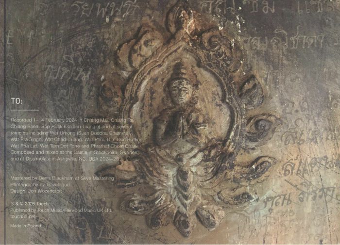 Carl Michael Von Hausswolff Chandra Shukla – Travelogue [Thailand] (CD, Touch, 2026) Back Cover