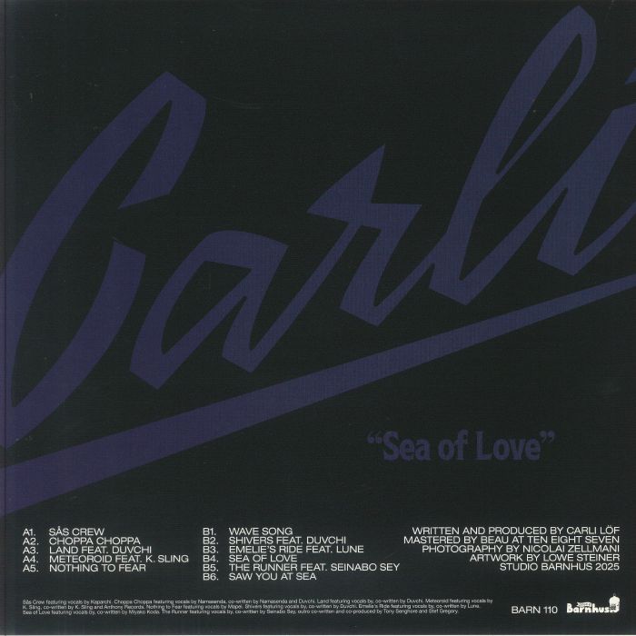 Carli – Sea Of Love (LP) (LP, 2025) back cover