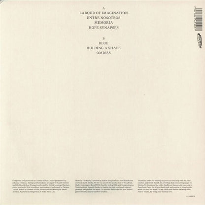 Carmen Villain – Memoria (LP, Clear, Smalltown Supersound, 2026) Back Cover