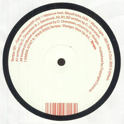 Carré – Hibiscus (12", Tempa, 2026) Back Cover