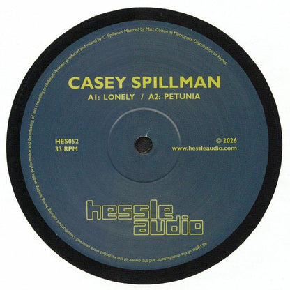 Casey Spillman – Petunia EP (12", Hessle Audio, 2026) Front Cover