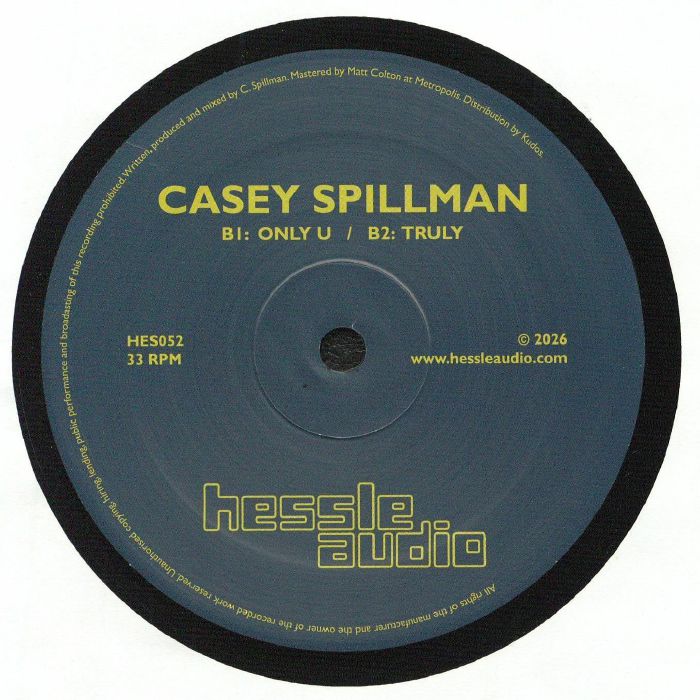 Casey Spillman – Petunia EP (12", Hessle Audio, 2026) Back Cover