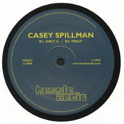 Casey Spillman – Petunia EP (12", Hessle Audio, 2026) Back Cover