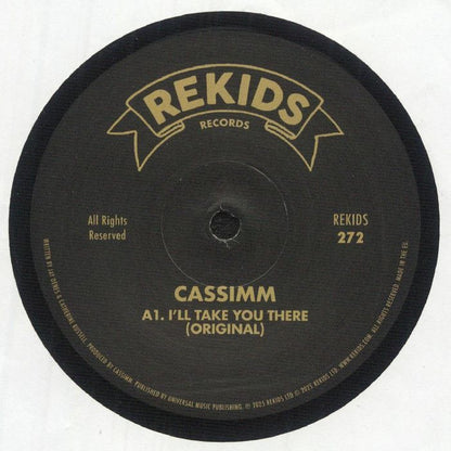 CASSIMM – I'll Take You There  (12", Rekids, 2025) front cover
