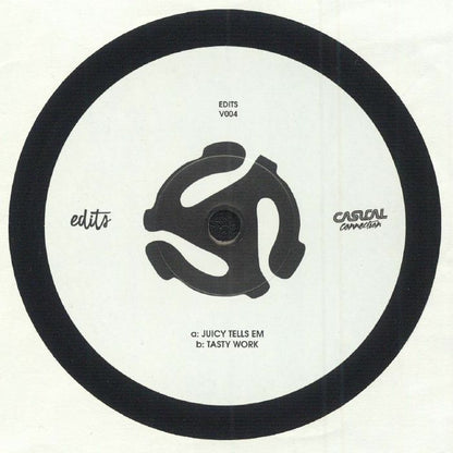 Casual Connection – Juicy Tells Em / Tasty Work (7", Edits Clothing Co, 2022) Front Cover