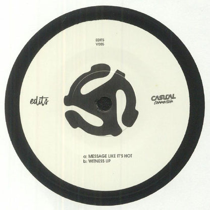 Casual Connection – Message Like It's Hot / Witness Up (7", Edits Clothing Co, 2025) front cover
