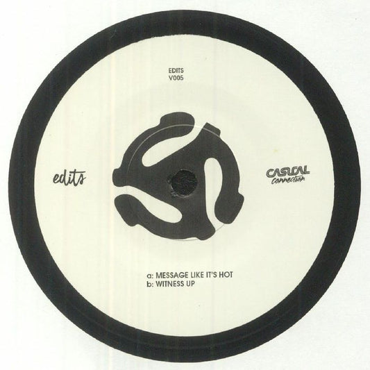 Casual Connection – Message Like It's Hot / Witness Up (7", Edits Clothing Co, 2025) front cover