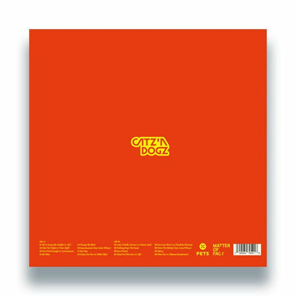 Catz 'N Dogz – Finally (LP, gatefold blue, Pets Recordings, 2026) Back Cover