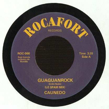 Caunedo – Guaguanrock (Le Spam Mix) / Bokolo (7", Rocafort Records, 2026) Front Cover