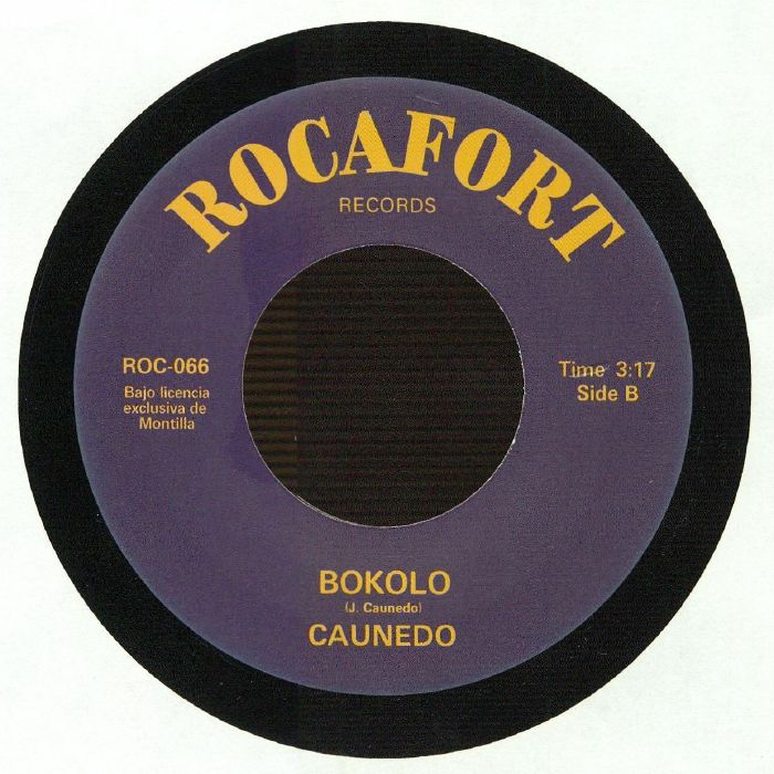 Caunedo – Guaguanrock (Le Spam Mix) / Bokolo (7", Rocafort Records, 2026) Back Cover
