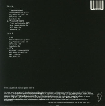 CCFX – CCFX (12", DFA, 2017) Back Cover