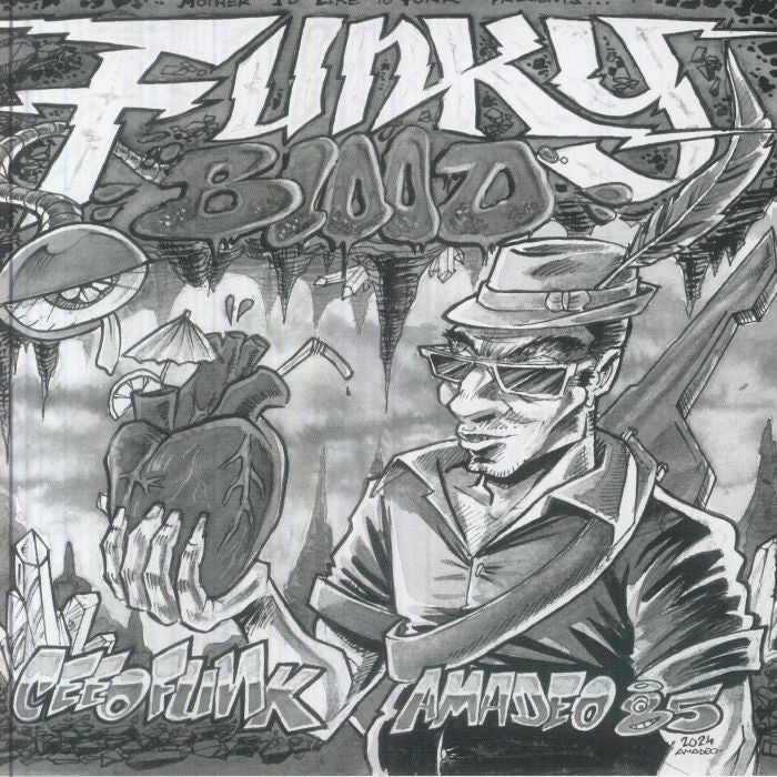Cee O Funk , Amadeo 85 – Funky Blood (7", Mother I'd Like To Funk, 2025) Front Cover
