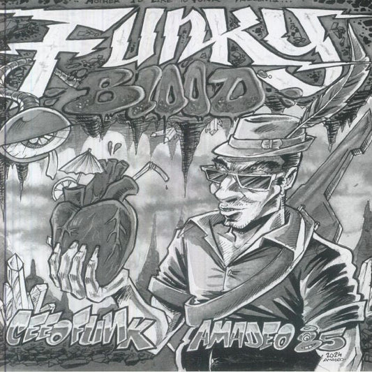 Cee O Funk , Amadeo 85 – Funky Blood (7", Mother I'd Like To Funk, 2025) Front Cover