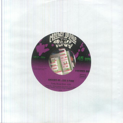 Cee O Funk , Amadeo 85 – Funky Blood (7", Mother I'd Like To Funk, 2025) Back Cover