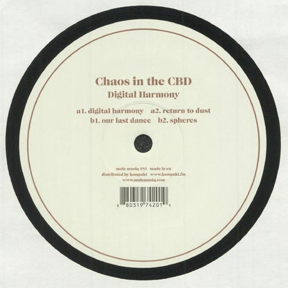 Chaos In The CBD – Digital Harmony (12", Mule Musiq, 2016) Front Cover