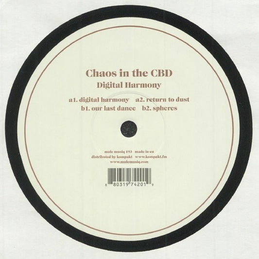 Chaos In The CBD – Digital Harmony (12", Mule Musiq, 2016) Front Cover