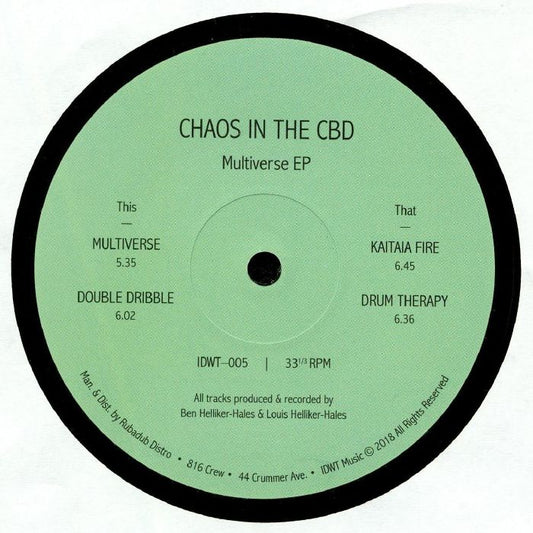 Chaos In The CBD – Multiverse EP (12", In Dust We Trust, 2018) Front Cover
