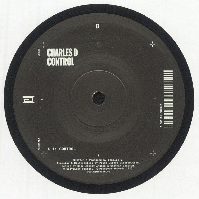 Charles D – Control (12", one-sided, Drumcode, 2025) back cover