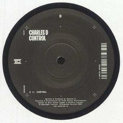 Charles D – Control (12", one-sided, Drumcode, 2025) back cover