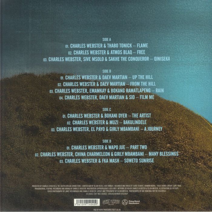 Charles Webster & The South African Connection – From The Hill (LP, Stay True Sounds, 2026) Back Cover